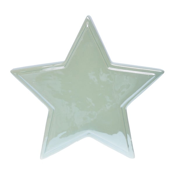 Zielona gwiazdka ceramiczna Ewax Estrella, dł. 17,5 cm