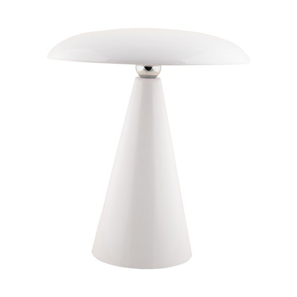 Biała lampa stołowa LED ze ściemniaczem (wysokość 26 cm) Phoebe – Leitmotiv-image-2