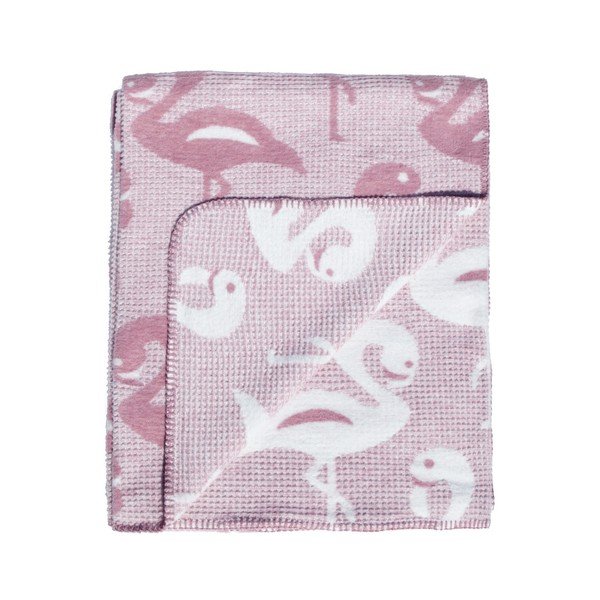 Różowa kołdra z dodatkiem bawełny Cihan Bilisim Tekstil Flamingo, 180x220 cm-image-2