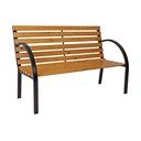 Drewniana ławka ogrodowa ze stalową konstrukcją Garden Pleasure Bellevue