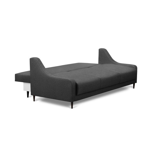 Ciemnoszara rozkładana sofa ze schowkiem Mazzini Sofas Ancolie, 215 cm-image-4