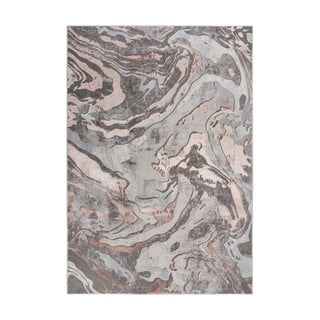 Szaro-beżowy dywan Flair Rugs Marbled, 60x230 cm