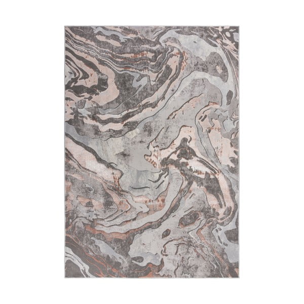 Szaro-beżowy dywan Flair Rugs Marbled, 80x150 cm