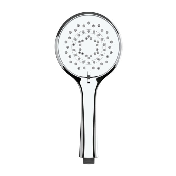 Ekonomiczna chromowana słuchawka prysznicowa Wenko Automatic, ø 11 cm