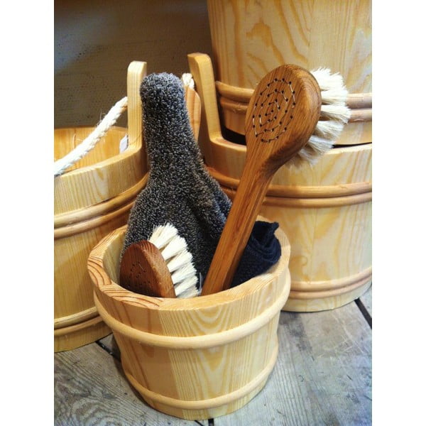 Naturalny pędzel do golenia z włosiem borsuka Iris Hantverk-image-3