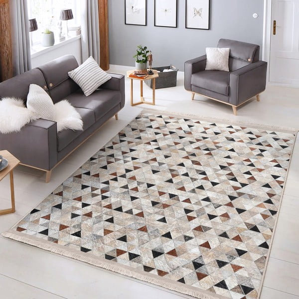 Szaro-beżowy dywan 160x230 cm – Mila Home-image-4