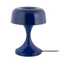 Niebieska metalowa lampa stołowa (wysokość 20 cm) Moda Retro – Leitmotiv