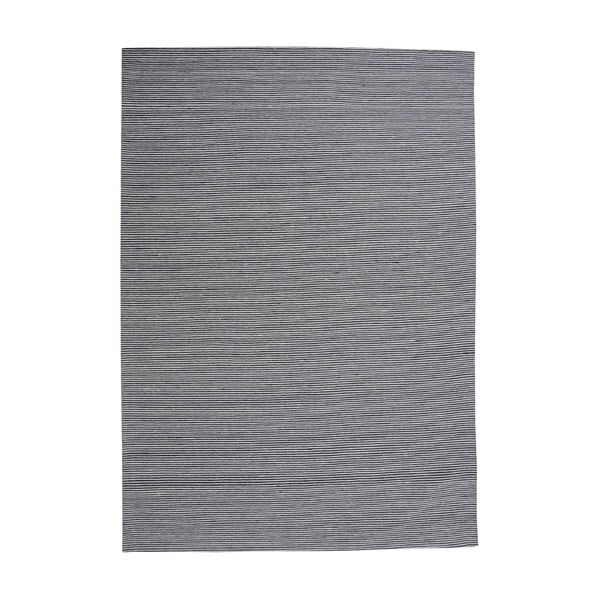 Wełniany dywan Casa Black/White, 160x230 cm
