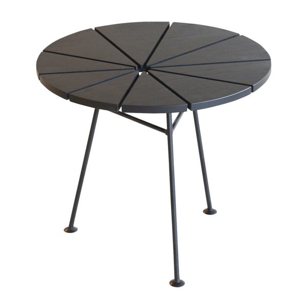 Czarny stolik OK Design Bambam, Ø 50 cm