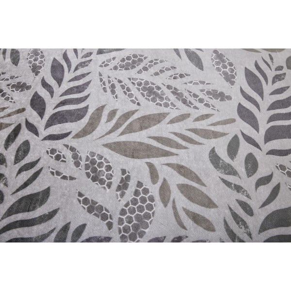 Szara pościel jednoosobowa z mikropluszu 140x200 cm Judith – My House-image-4