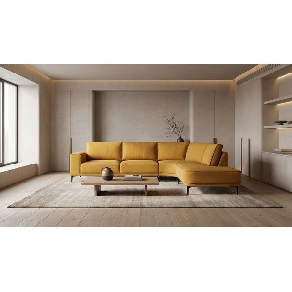 Musztardowy narożnik (prawostronny) Copenhagen – Scandic-image-1