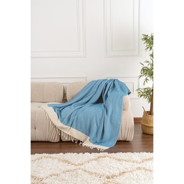Turkusowy koc 150x200 cm Baliksirti – Mijolnir-image-1