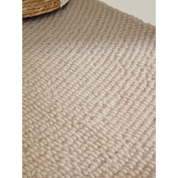Wełniany dywan tkany ręcznie w jasnym naturalnym kolorze 120x180 cm Eleni Natural White – Hanse Home-image-4