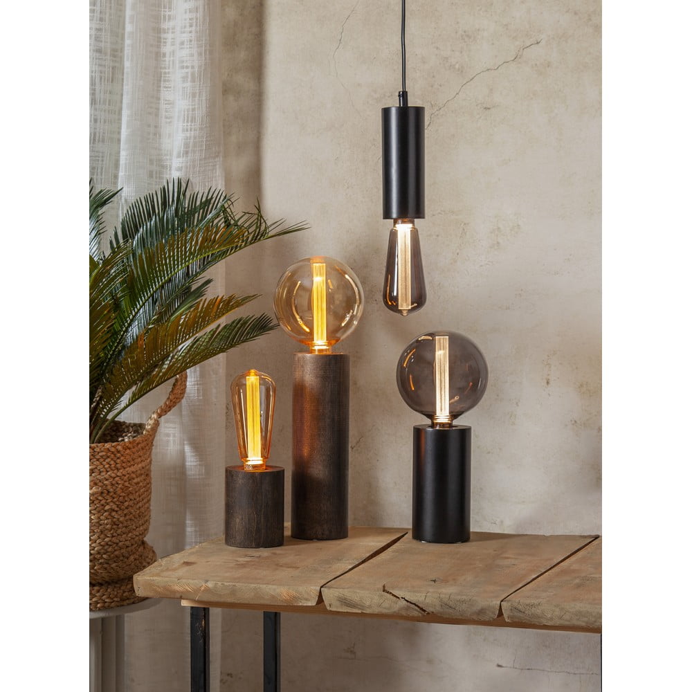 Czarna podstawa lampy 15 cm Tub – Star Trading (zdjęcie 11)