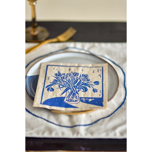 Papierowe serwetki zestaw 20 szt. Tulips – Bloomingville-image-1