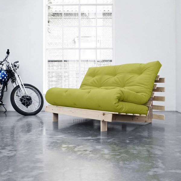 Sofa rozkładana Karup Roots Raw/Pistacie-image-2