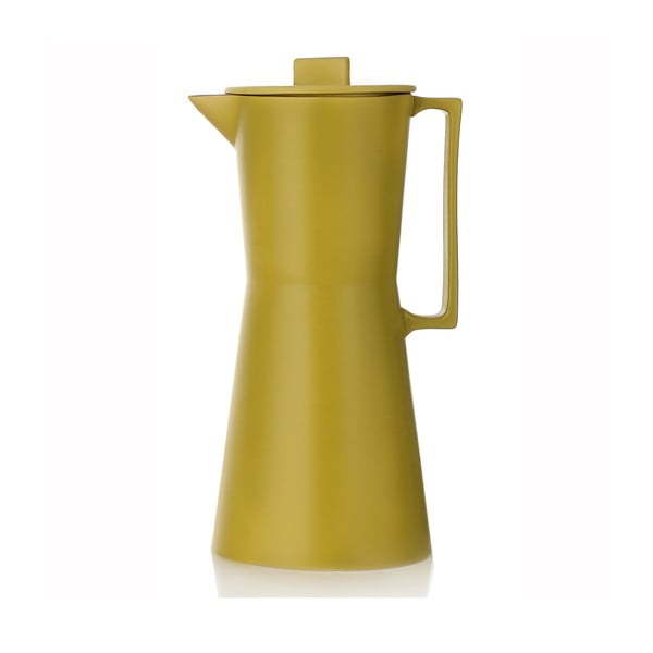 Porcelanowy wazon w kształcie kawiarki Terra Yellow