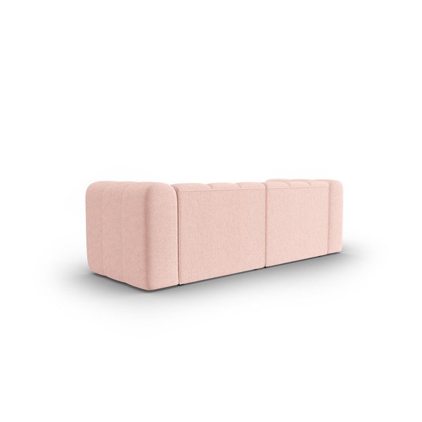 Różowa sofa 228 cm Lupine – Micadoni Home-image-4