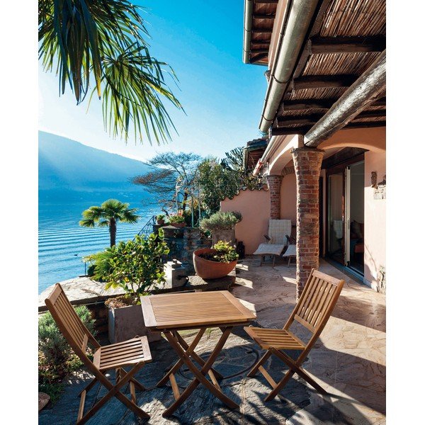 Stolik ogrodowy z litego drewna akacjowego 70x70 cm Noemi – Bizzotto-image-2