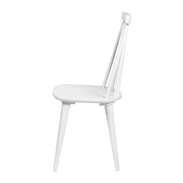 Białe krzesło do jadalni z drewna kauczukowca Rowico Lotta-image-3