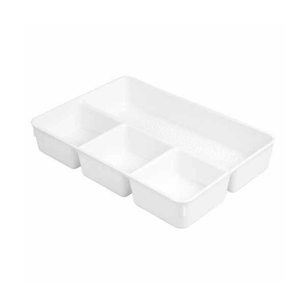 Biały organizer InterDesign Rain Plus, dł. 34 cm-image-2