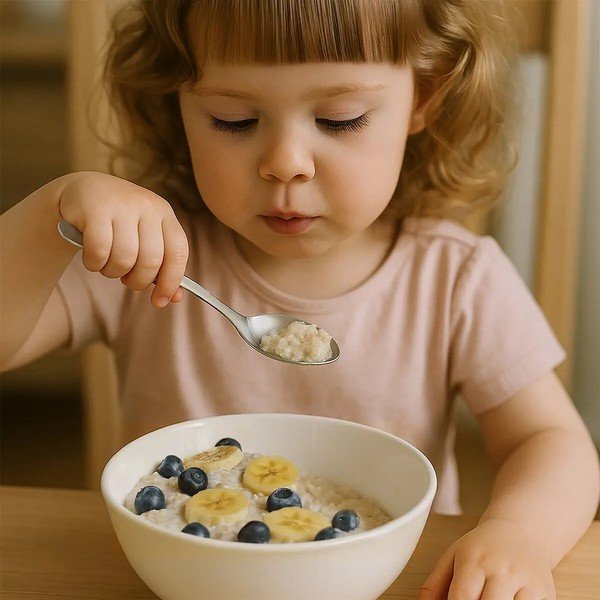 Sztućce dla dzieci ze stali nierdzewnej w kolorze srebrnym 3 szt. – Orion-image-2