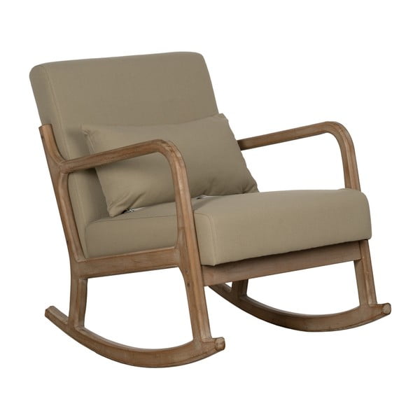 Beżowy fotel bujany Weave – Ixia