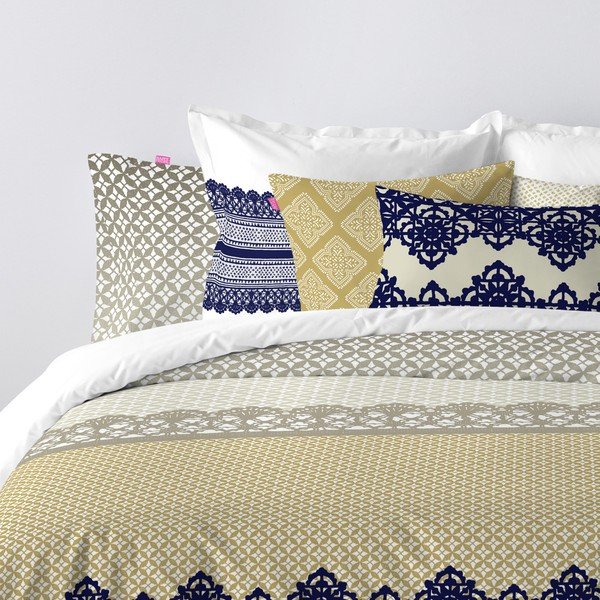 Poszwa na kołdrę z czystej bawełny Happy Friday Embroidery, 220x220 cm-image-1