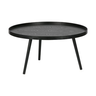 Czarny stolik WOOOD Mesa, Ø 78 cm
