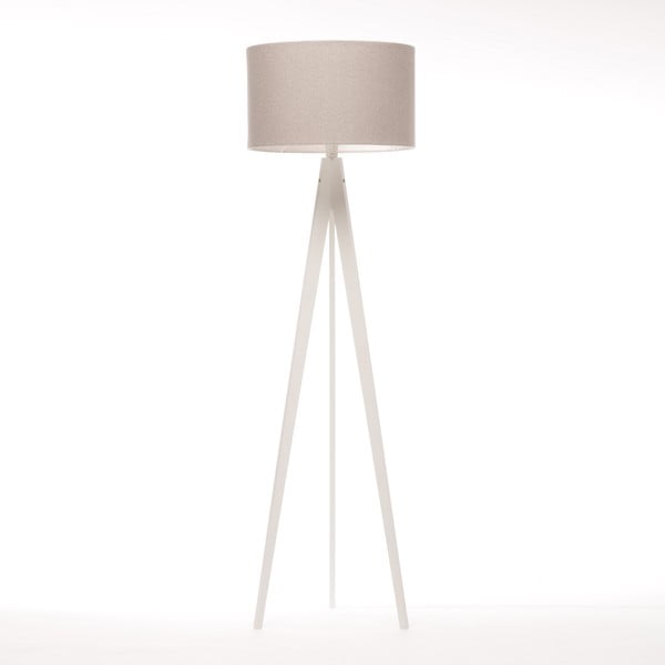 Lampa stojąca Artist Brown Grey Felt/White, 125x42 cm