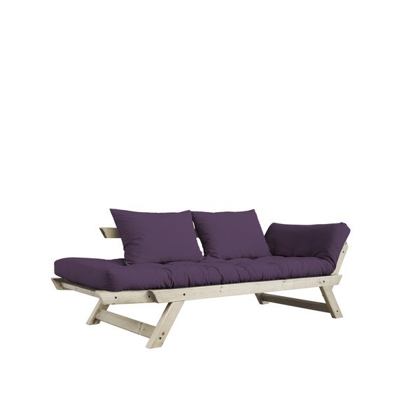Sofa rozkładana Karup Bebop Natural/Purple-image-3