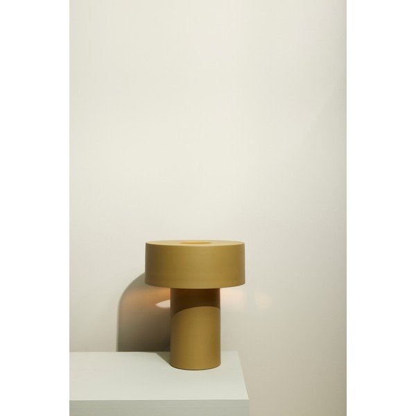 Lampa stołowa w kolorze khaki (wysokość 37 cm) Aki – Hübsch-image-4