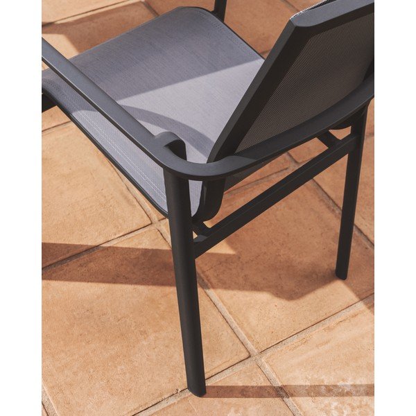 Szare krzesło ogrodowe Canea – Kave Home-image-2