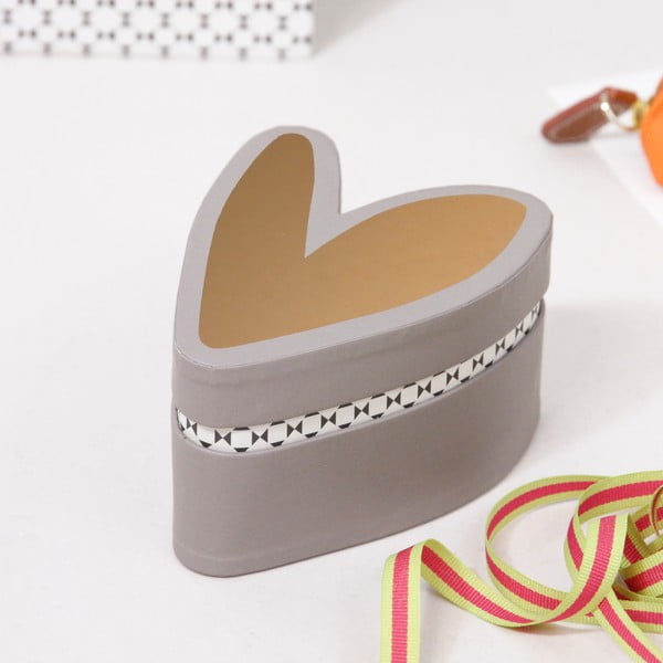 Pudełko w kształcie serca Caroline Gardner Hearts Trinket Box