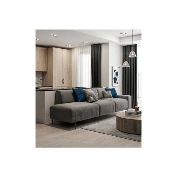 Czarna lampa sufitowa z metalowym kloszem 15x25,5 cm Milo – GTV-image-2