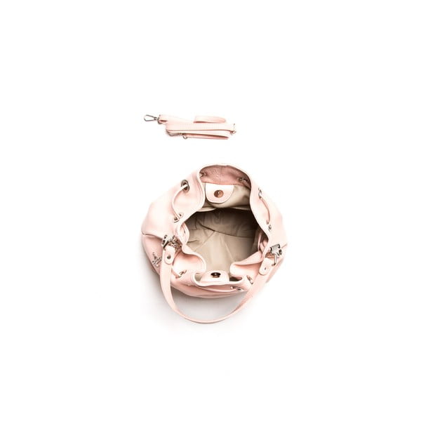 Torebka skórzana Bucket Rosa-image-3