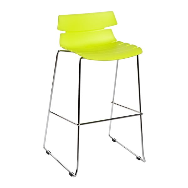 Krzesło barowe D2 Techno, zielone