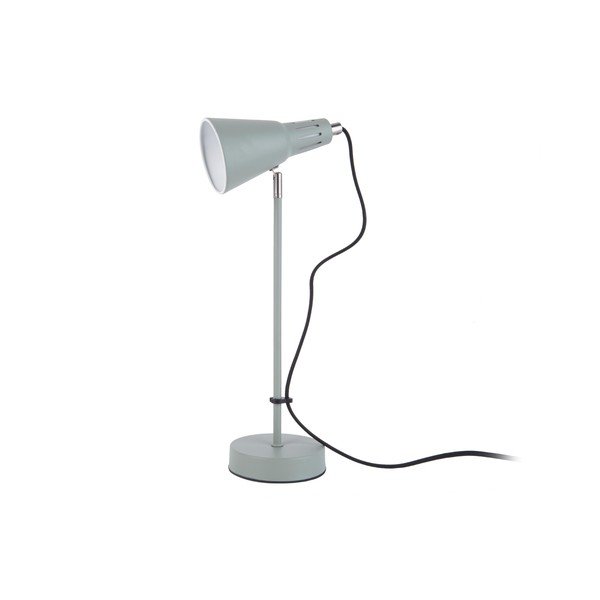 Szarozielona lampa stołowa Leitmotiv Mini Cone, ø 16 cm