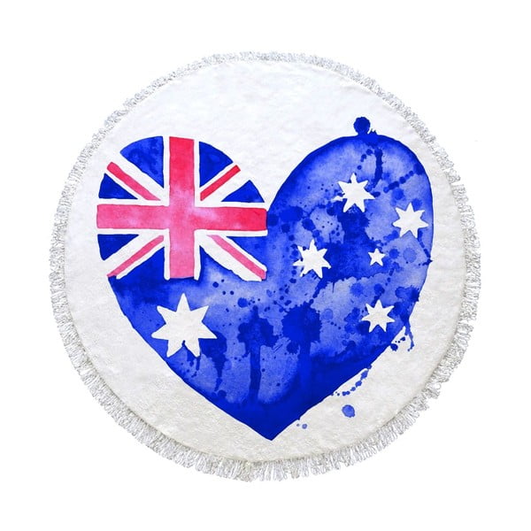 Okrągły ręcznik kąpielowy Homemania Australia Hearth, Ø 150 cm