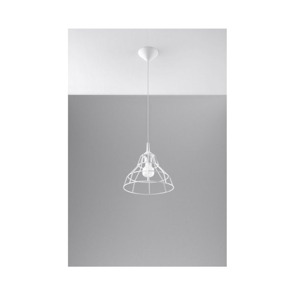 Biała lampa wisząca Sollux Asama-image-1