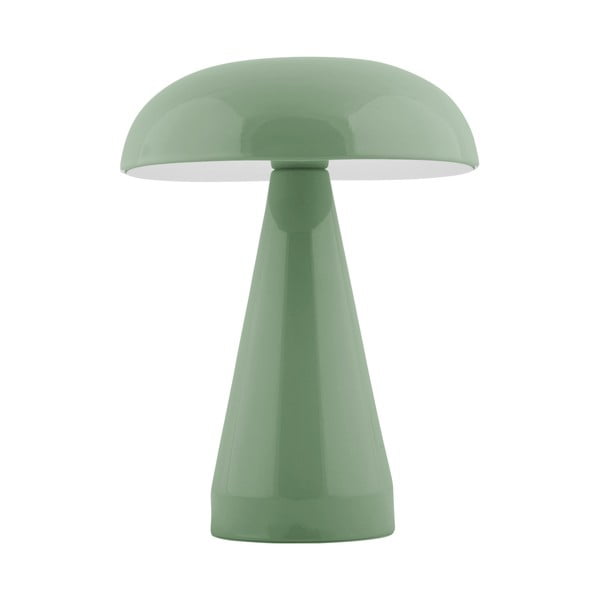 Zielona lampa stołowa LED ze ściemniaczem i metalowym kloszem (wysokość 20,5 cm) Rachel – Leitmotiv