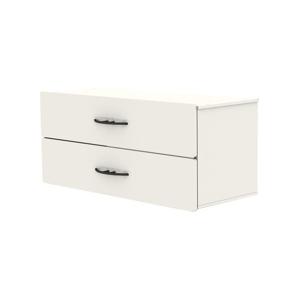 Biały element regału modułowego 80x36 cm Dakota – Tenzo-image-3