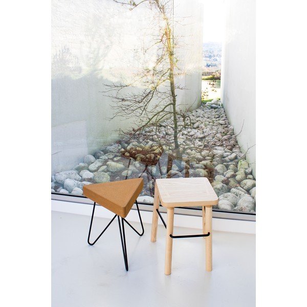 Szary stołek Galula Taberna Stool-image-2