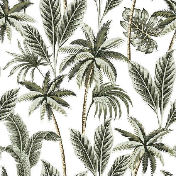 Ścienna naklejka dekoracyjna Ambiance Leaves, 60x60 cm-image-3