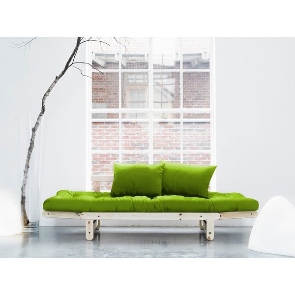 Sofa rozkładana Karup Beat Natural/Lime-image-2