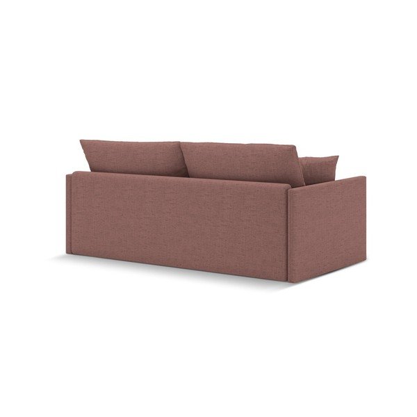Różowa rozkładana sofa z tkaniny szenilowej 209 cm Shannon – Cosmopolitan Design-image-4