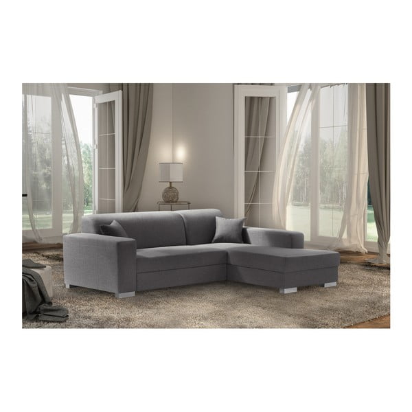 Ciemnoszary narożnik prawostronny Interieur De Famille Paris Bijou-image-4