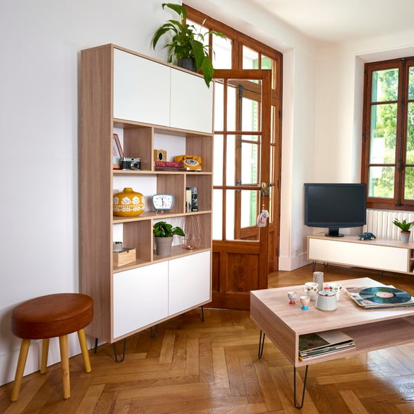 Biała biblioteczka TemaHome Aero-image-1
