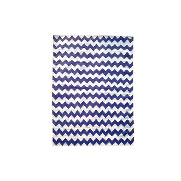 Ręcznie tkany dywan Kilim Design Two Blue, 160x230 cm