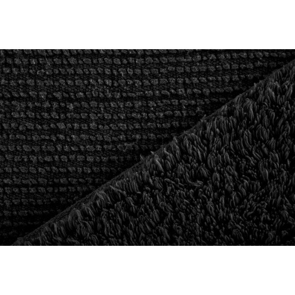 Czarny dywanik łazienkowy 50x45 cm Riva – Tiseco Home Studio-image-1